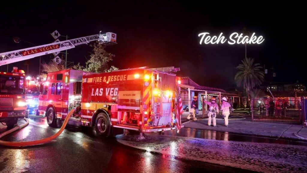 New Year's Eve Traffic Disrupted by Fire Eruption in Las Vegas